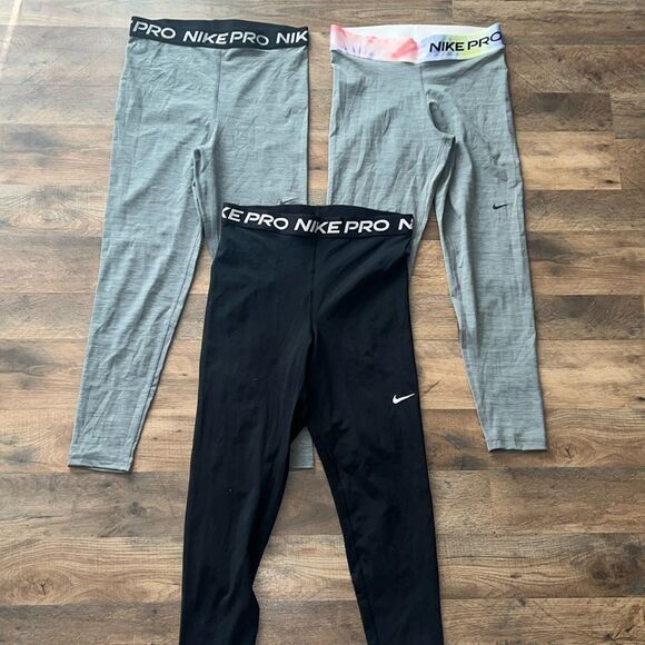 Nike Pants - Nike Pro Dri-Fit pants x3 size medium